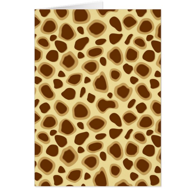 Leopard Print - Chocolate Brown and Camel Tan (Front)