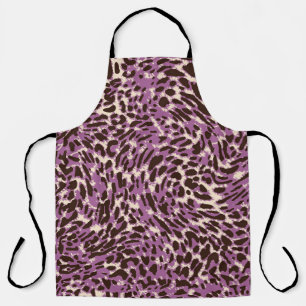 Leopard Print, Classic Animal Pattern. Apron