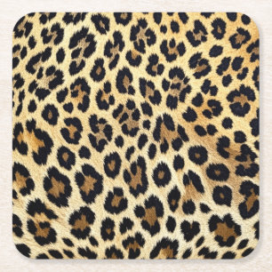 Leopard Print Coasters