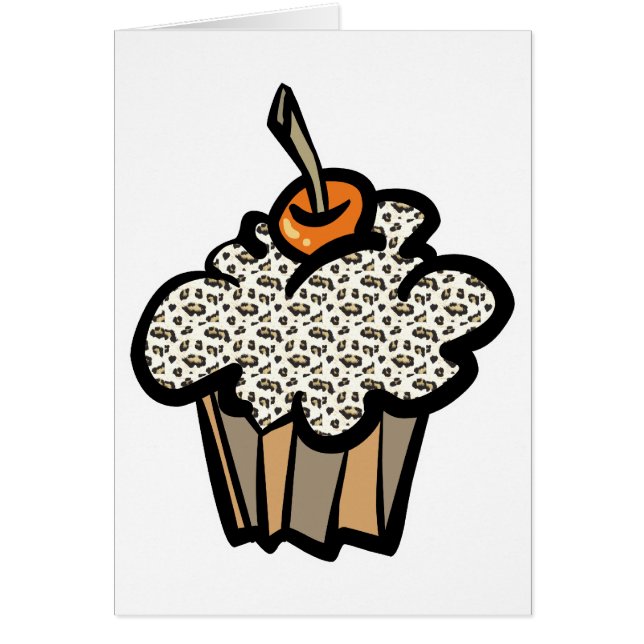 leopard print cupcake (Front)