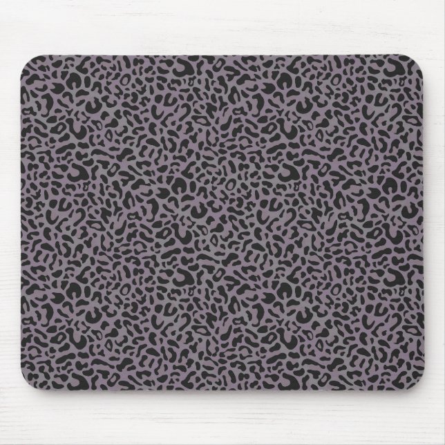Leopard Print (dark) Mouse Mat (Front)