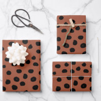 Leopard Print Dots Rust Terracotta Cheetah Spots