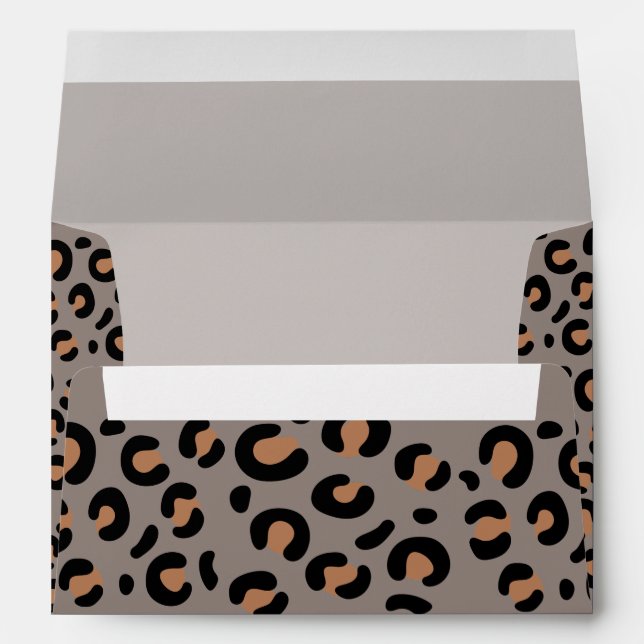 leopard print envelope  (Back (Bottom))