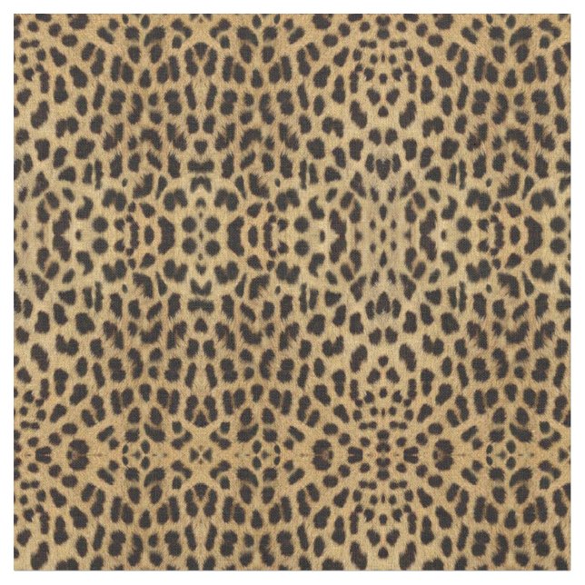 Leopard Print Fabric (Close Up)