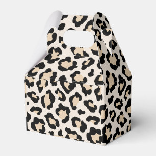 Leopard print favour box