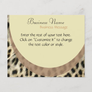 Leopard Print Flyer