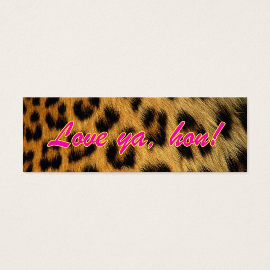 Leopard Print Gift Tags