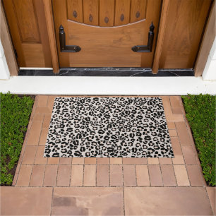 Leopard Print Glam #1 - landscape #pattern #decor  Doormat