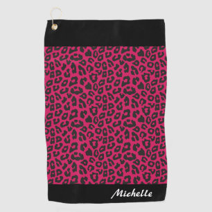 Leopard Print Golf Towel