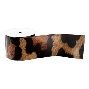 "Leopard Print" Grosgrain Ribbon