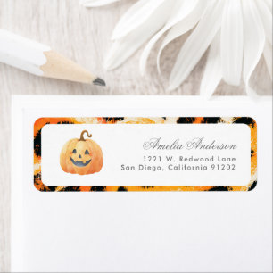 Leopard Print Halloween Baby Shower