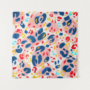 Leopard print: hand-painted watercolor. tapestry