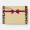 Leopard Print Hot Pink Girl Matching Envelope
