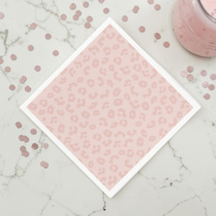 Leopard Print in Pink Napkin