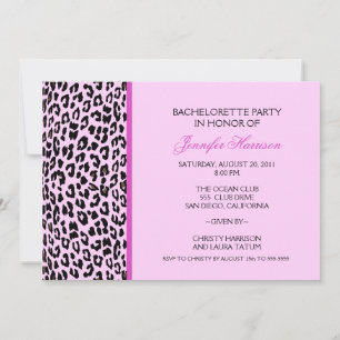 Leopard Print Invitation