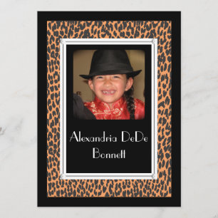 Leopard Print Invitations
