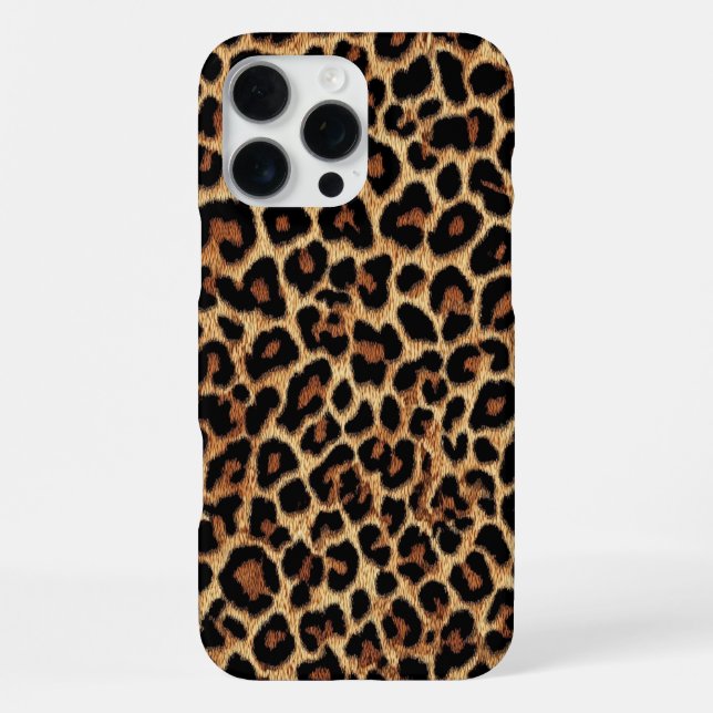Leopard print iPhone Case (Back)