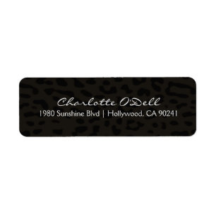 Leopard-Print; Labels