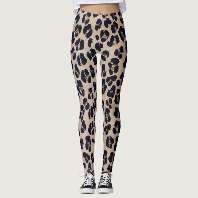 Leopard Print Leggings (Front)