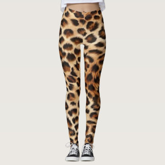 Leopard Print Leggings, Women Animal Print Pants, Leggings