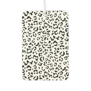 Leopard Print, Leopard Spots, Black And White Car Air Freshener