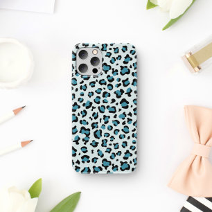 Leopard Print, Leopard Spots, Blue Leopard iPhone 11 Case
