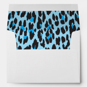 Leopard Print, Leopard Spots, Blue Leopard Envelopes