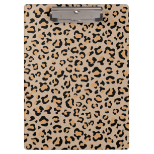 Leopard Print, Leopard Spots, Brown Leopard Clipboard