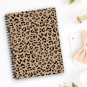 Leopard Print, Leopard Spots, Brown Leopard Notebook