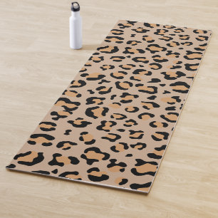 Leopard Print, Leopard Spots, Brown Leopard Yoga Mat