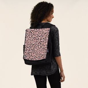 Leopard Print, Leopard Spots, Pink Leopard Backpack