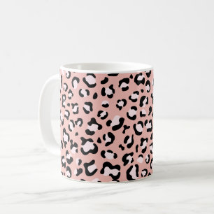 Leopard Print, Leopard Spots, Pink Leopard Coffee Mug