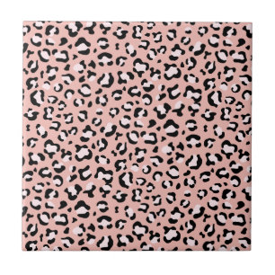 Leopard Print, Leopard Spots, Pink Leopard Tile