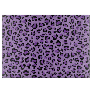 Leopard Print, Leopard Spots, Purple Leopard Cutting Board