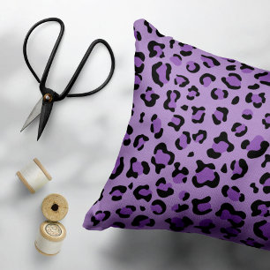 Leopard Print, Leopard Spots, Purple Leopard Pillowcase