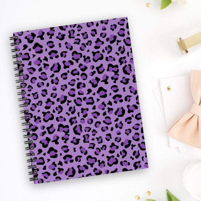 Leopard Print, Leopard Spots, Purple Leopard Planner (Creator Uploaded)