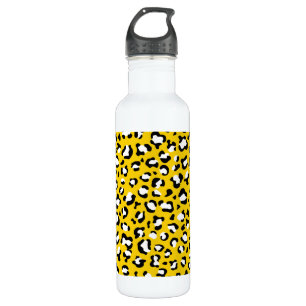 Leopard Print, Leopard Spots, Yellow Leopard 710 Ml Water Bottle
