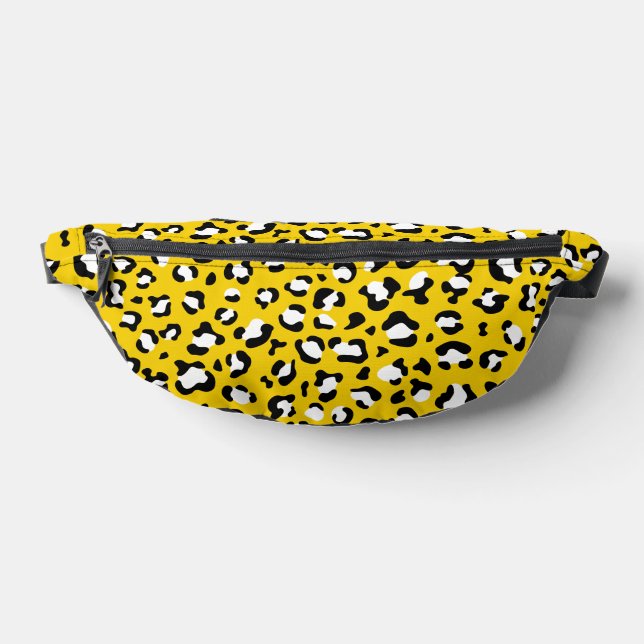 Leopard Print, Leopard Spots, Yellow Leopard Bum Bags (Lay Down)