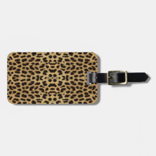 Leopard print Luggage Tag