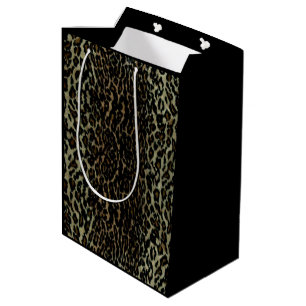 Leopard Print Medium Gift Bag