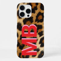 Leopard Print Monogram