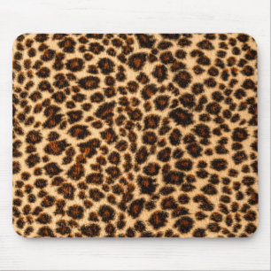 Leopard print mouse mat