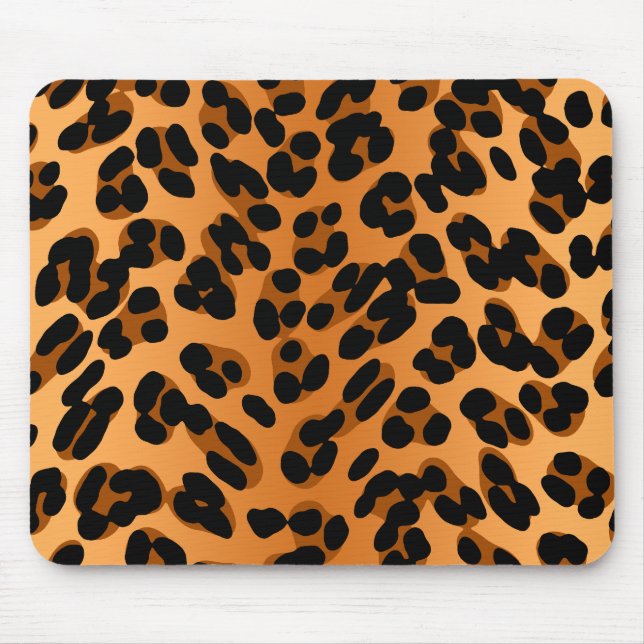 Leopard Print Mouse Mat (Front)