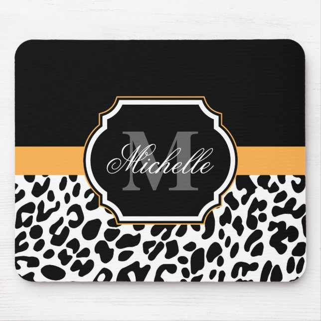 Leopard Print Mouse Mat (Front)