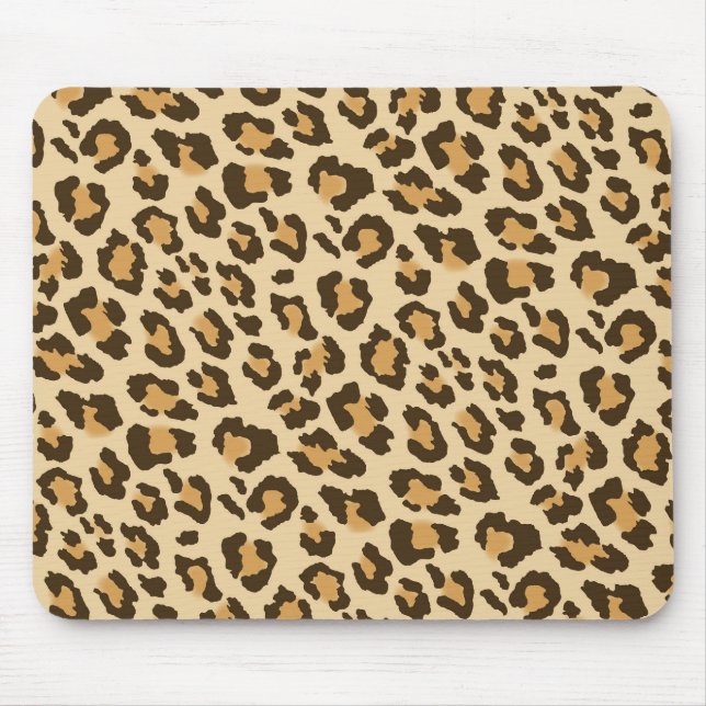 Leopard Print Mousepad (Front)