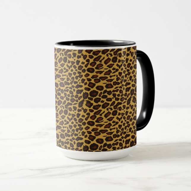 Leopard Print Mug (Front Right)