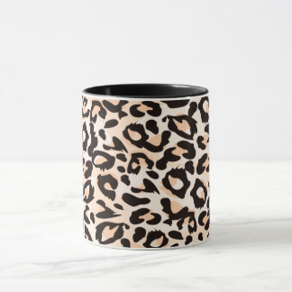 Leopard Print Mug Combo Mug, 325 ml