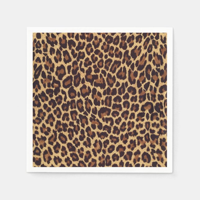 Leopard Print Napkin (Front)