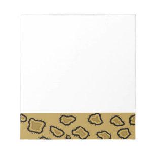 Leopard Print Notepad