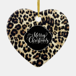 Leopard Print Ornament